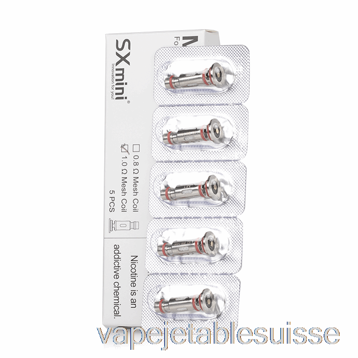 Vape Suisse Yihi Sxmini Mk Pro Classe Bobines De Remplacement 1.0ohm Mk Pro Bobines